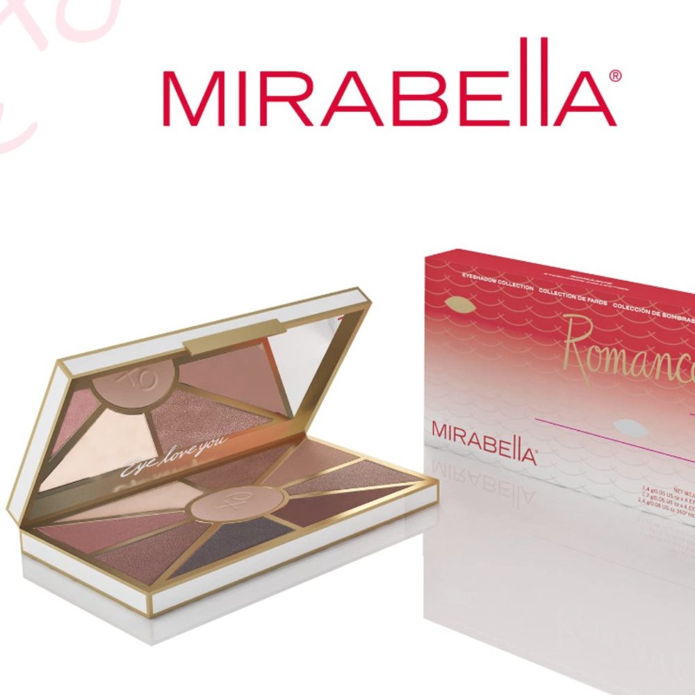 Mirabella  Romance - Eye Love You Collection, Neutral Ultra-Eyeshadow Palette,